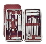 Kit Manicure Pedicure 18 Peças + Estojo